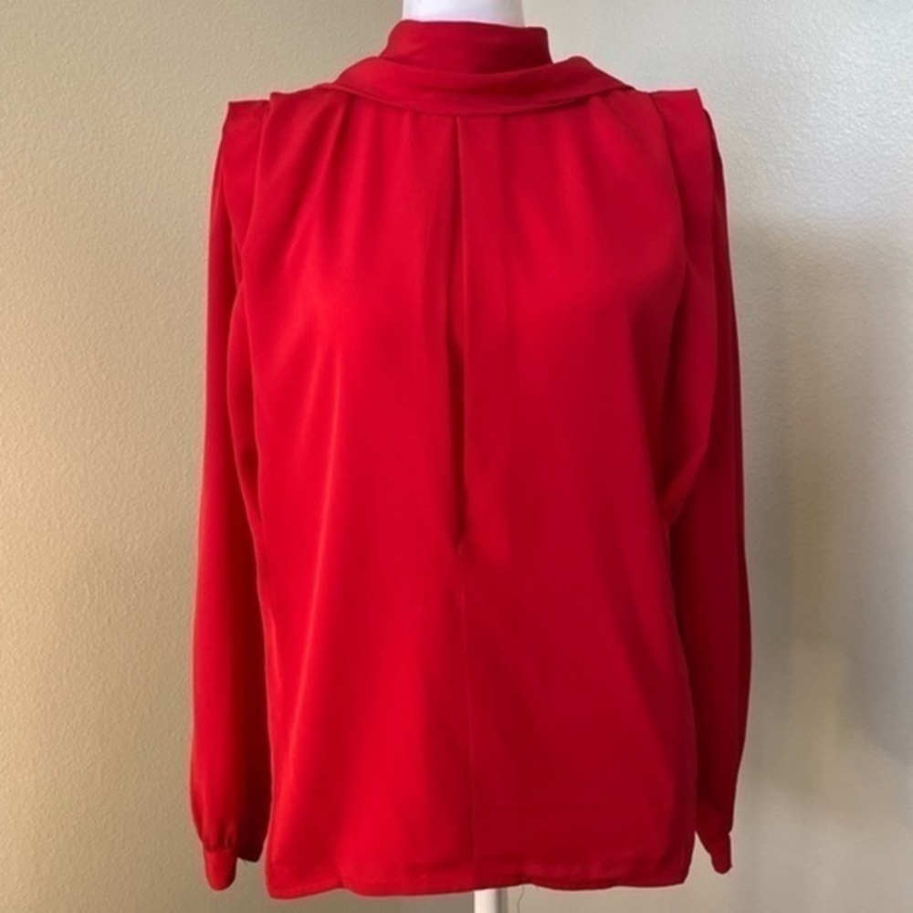 San Andre’: vintage 80s emerald blouse